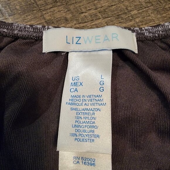 Liz Wear Top with empire waist.  Size LG. - Picture 4 of 4